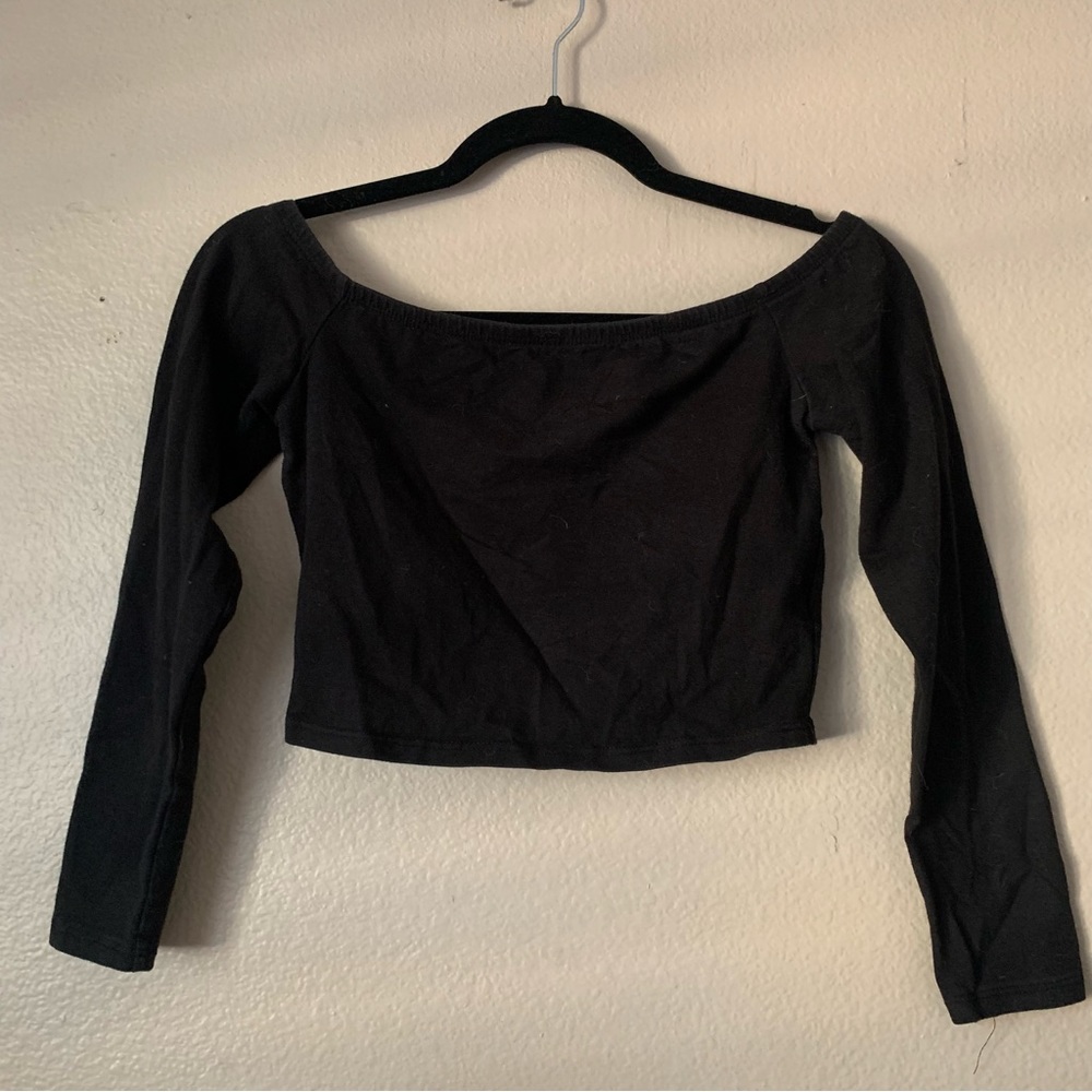 Emma & Sam Off The Shoulder Crop Top